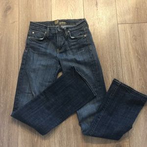 KUT from the Kloth mid rise bootcut  jean size 2
